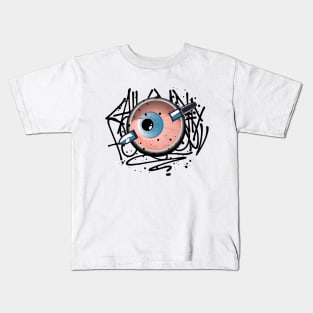 Monster Eye Graffiti Kids T-Shirt